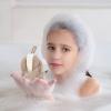 Beaupretty 2pcs Bath Flower Shower Scrubber Soft Exfoliating for Back Massage Tool Stripes view 3
