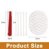100 Pack Hotel Vanity Kit Individually Wrapped, Bulk Hotel Amenities Kit, Hotel Hospitality Set, Hygiene Products Include Cosmetic Cotton Pads, Cotton Swabs, Nail File (Paper Sticks) view 3
