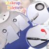 4 in 2 Set Makeup Mixing Palette, Stainless Steel Foundation Palette with Spatula for Mixing Foundation Eye Shadow Eyelash Nail Art view 4