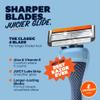 Dollar Shave Club | 4 Blade Razor Refills (8 Pack) | Swift Rinse Blades for Longer and Thicker Hair view 4