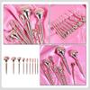 Beaupretty 9pcs Makeup Brush Electroplated Handles Stylish and Practical Beauty Tools for Women for Travel Home Use and Professional Application view 3