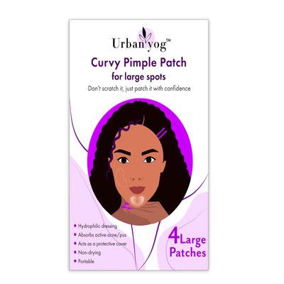 Urban yog Curvy Pimple Patch for large spots