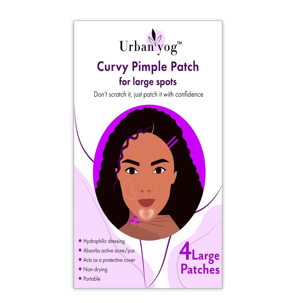 Urban yog Curvy Pimple Patch for large spots