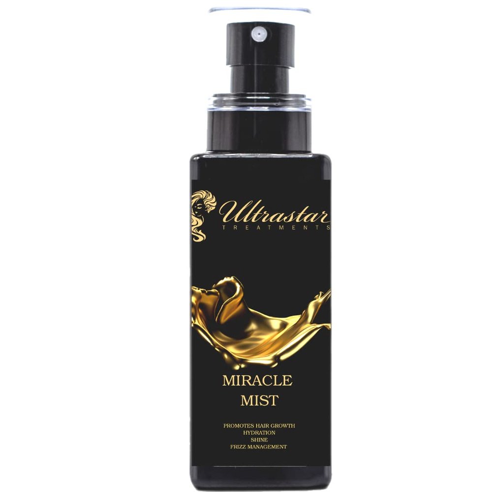 ULTRASTAR TREATMENTS-MIRACLE CONDITIONING HAIR SHINE SPRAY-8oz