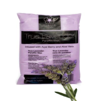 Paraffin Wax Refills 1lb by FLEUR DE SPA  Made in USA  Infused with Coconut & Jojoba Oils  Moisturizing, Hydrating & Soothing for Hands, Feet & Body  Spa & Home Use