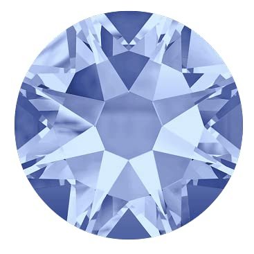 Star Bright Flatback Rhinestones 2088 - Choose Your Size - Color: Light Sapphire - 144 Pieces (SS20 (4.60mm - 4.80mm))
