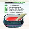Paraffin Wax Refills 1lb by FLEUR DE SPA  Made in USA  Infused with Coconut & Jojoba Oils  Moisturizing, Hydrating & Soothing for Hands, Feet & Body  Spa & Home Use view 4