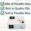 Paraffin Wax Refills 6lb by FLEUR DE SPA  Made in USA  Infused with Coconut & Jojoba Oils  Moisturizing, Hydrating & Soothing for Hands, Feet & Body  Spa & Home Use view 3