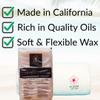Paraffin Wax Refills 1lb by FLEUR DE SPA  Made in USA  Infused with Coconut & Jojoba Oils  Moisturizing, Hydrating & Soothing for Hands, Feet & Body  Spa & Home Use view 2