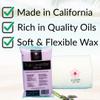 Paraffin Wax refill by Fleur De Spa - Infused with Acai, Coconut oil, Jojoba and Aloe USA Made (Rosemary, Mint & Eucalyptus, 1 pound) view 4