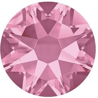 Star Bright Standard Flatback Hotfix Rhinestones - Choose Your Size - Color: Light Rose - 144 Pieces (SS20 (4.60mm - 4.80mm))