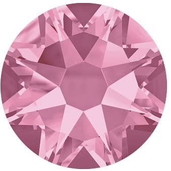 Star Bright Standard Flatback Hotfix Rhinestones - Choose Your Size - Color: Light Rose - 144 Pieces (SS20 (4.60mm - 4.80mm))