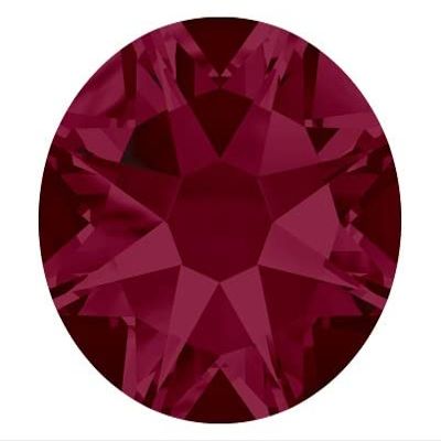 Star Bright Flatback Rhinestones 2088 - Choose Your Size - Color: Ruby - 144 Pieces (SS20 (4.60mm - 4.80mm))