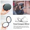 Magnifying Compact Mirror for Purse - 1x/10x Magnification Travel Makeup Mirror 4 inch Double-Sided Folding Mirror,Handheld Small Pocket Mirror for Gift,Travel Essentials view 4