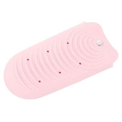 FOMIYES Flat Iron Curling Iron Silicone Pouch Heat Resistant Bag for Hair Tools