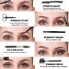 Eyebrow Razor Kit, 12 in 1 Professional Eyebrow Grooming Set, Including 3 Razors Trimmer,1 Tweezer,2 Scissors,2 Replacement Blades,1 Eyelashes Roller,2 Brushes,1 Storage Bag view 2