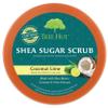 Tree Hut Shea Sugar Body Scrub, Coconut Lime,18oz, 2PK, With Single Makeup Remover Cleansing Wipe view 2