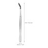 2pcs Tweezers Stamp Tongs Beading Jewelry Small Kitchen Bejeweled Kit Black Suits Eyelash Tool Hair Remover Tool Kids Suit Eyelash Tweezer Fish Bone Pointy Stainless Steel Child view 3