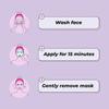 Vitamasques Multivitamin Face Mask, 8-Pack - Hydrating and Nourishing Korean Skincare for Radiant Skin, Provides Vitamins B, C & E view 4