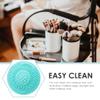 FOMIYES 3pcs Silicone Makeup Brush Reusable Brush Cleaners for Home Salon Use Soft Comfortable Cleaning Pads view 2