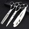 Hair Cutting Scissors, Professional Hair Salon Scissors Hairdresser Special Left-handed Hairdressing Scissors 6 inch Cutting Thinning Shear Set (Color : 3pcs set) view 4