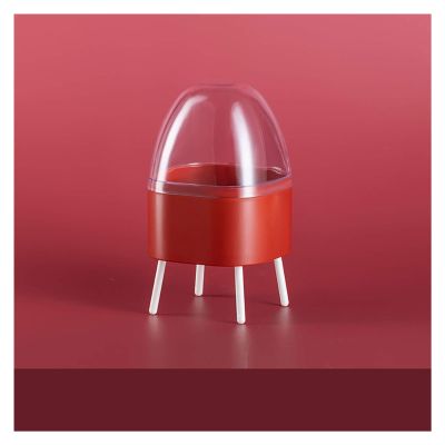ASFD Makeup Case Lid Beauty Makeup Sponge Egg Holder Drying Stand Storage Egg Powder Puff Display Stand Dustproof Organizer for Drawer (Color : Red)