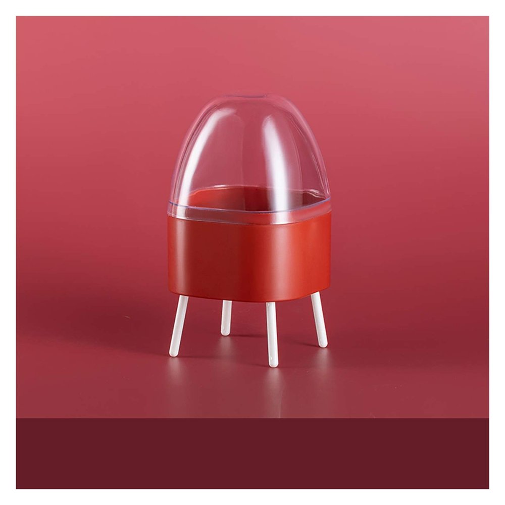 ASFD Makeup Case Lid Beauty Makeup Sponge Egg Holder Drying Stand Storage Egg Powder Puff Display Stand Dustproof Organizer for Drawer (Color : Red)