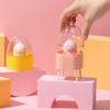 ASFD Makeup Case Lid Beauty Makeup Sponge Egg Holder Drying Stand Storage Egg Powder Puff Display Stand Dustproof Organizer for Drawer (Color : Red) view 3