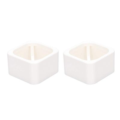 ASFD Makeup Case Makeup Sponge Egg Holder Powder Puff Sponge Support Display Stand Beauty Sponge Storage Egg Plastic Square Organizer for Drawer (Color : White 1)