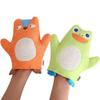 Towels 4pcs Cartoon Bath Shower Gloves Bath Sponge Animal- Design Bathing Mitt Loofah Soft Wash Sponge Body Scrubber for Body Scrub view 2