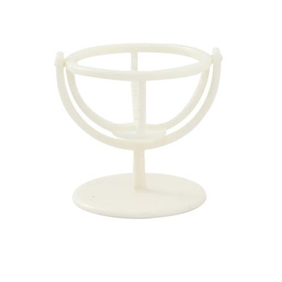 ASFD Makeup Case Spinning Beauty Sponge Egg Holder Makeup Sponge Egg Display Drying Stand Storage Egg Powder Puff Organizer for Drawer (Color : White)