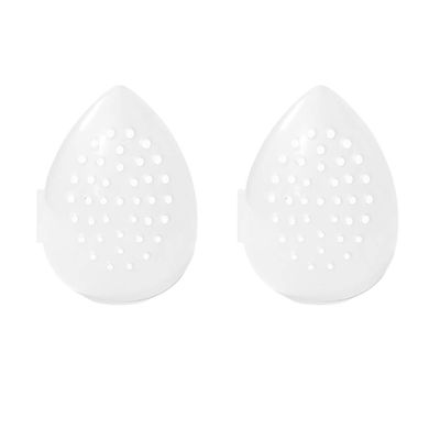 ASFD Makeup Case Plastic Makeup Sponge Egg Holder Beauty Sponge Support Storage Egg Powder Puff Display Stand Set Organizer for Drawer (Color : White)