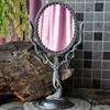 SMSOM Portable Tabletop Mirrors, Countertop Vanity Mirror, Makeup Vanity Mirror, 360 Degree Swivel Makeup Mirror, Suitable for Home, Tabletop, Bathroom, Travel view 2