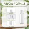 12 Pcs 30ml 1oz Plastic Empty Bottles Travel Size Containers with Lids Leak Proof Small Cosmetic Jars for Lotion Shampoo Cream Toiletries view 3