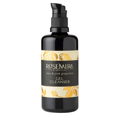 Organic Face Cleanser Gel with Aloe Vera & Pink Grapefruit - Anti Aging and Gentle Non Foaming Face Wash - 1 Month Supply - Made in USA
