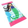 Women's Mermaid Bath Pack Bundle with Towel, Face Cleansing Brush and Accessories (5 Items) ONE SIZE ONE SIZE WOODEN ONE SIZE PINK ONE SIZE view 1