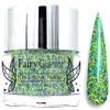 FAIRY GLAMOR Green Glitter Dip & Acrylic Nail Powder - Interstellar Radiation - 1 oz view 1