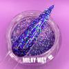 FAIRY GLAMOR Blue Glitter Dip & Acrylic Nail Powder - The Milky Way - 1 oz view 3