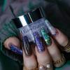 FAIRY GLAMOR Blue Glitter Dip & Acrylic Nail Powder - The Milky Way - 1 oz view 4