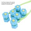 Face Roller, V Shaped Face Massager Double Clips ABS Material Comfortable Handle for Arms for Face for Legs blue view 3