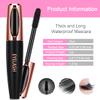 2 Pack 4D Silk Fiber Lash Mascara, Long Lasting Eyelashes, Lengthening and Thick, Waterproof & Smudge-Proof, All Day Exquisitely Full view 4