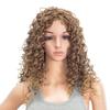 SWACC 20-Inch Long Big Bouffant Curly Wigs for Women Synthetic Heat Resistant Fiber Hair Pieces with Wig Cap (Light Brown Auburn Blonde Mixed) view 2
