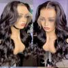 28 Inch 1B/27 Ombre Brazilian Virgin Human Hair Full Lace Frontal Wig 180 Density view 1