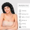 2 Pieces Long Silky Satin Sleep Bonnet for Curly Hair, Long Dreadlocks and Braids Hair Bonnets for Hair Care view 4