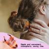 12PCS Banana Hair Clips, Clincher Combs Large Vintage Double Comb Banana Clip with Braided Edge, Fishtail Ponytail Holder Combs for Women Girls Thick Curly Hair (4 Styles) view 4