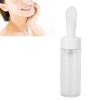 01 02 015 Foam Bottle with Brush, Round Concave Bottom, Silicone Brush Head for Facial Cleanser (#1) view 2