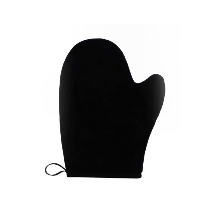 Self Tanning Glove Body Tan Tools Tanning Cream Lotion Oil Reusable Home Beauty Salon SPA Use Black Colour Elitzia ETMH01