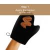 Self Tanning Glove Body Tan Tools Tanning Cream Lotion Oil Reusable Home Beauty Salon SPA Use Black Colour Elitzia ETMH01 view 4