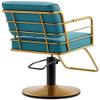 Salon Chair Hydraulic Chair for Business or Home, Hair Salon Chair Styling Hairdressing Chair Barber Lift Chairs Hair Salon Chair Swivel Adjustable Easy to Clean Leather (420 lbs) (Brown ) convenient view 4