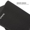 Barber Mat for Clippers,11.8"x 7.5"(Black) Clipper Counter Mat, Barber Organizer Mat Flexible PVC Work Station Mat, Salon Barber Shop Work Table Mat, Grooming Tools, Non-Slip (Mini)) view 3